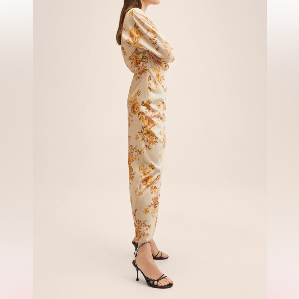 MANGO FLORAL PRINT DRESS. - Picture 5 of 16